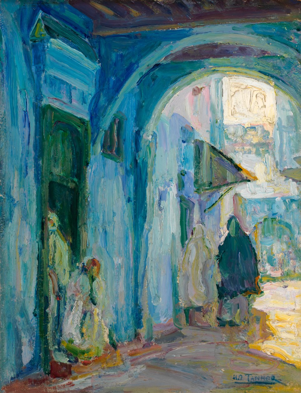Katu Tangerissa, n. 1910. tekijältä Henry Ossawa Tanner