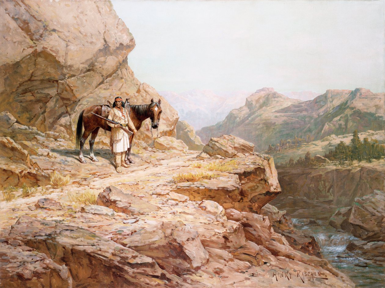 The Look Out (öljy kankaalle) tekijältä Henry Raschen