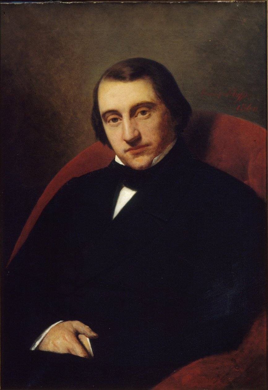 Ernest Renanin muotokuva 1823-1892, 1860. tekijältä Henry Scheffer