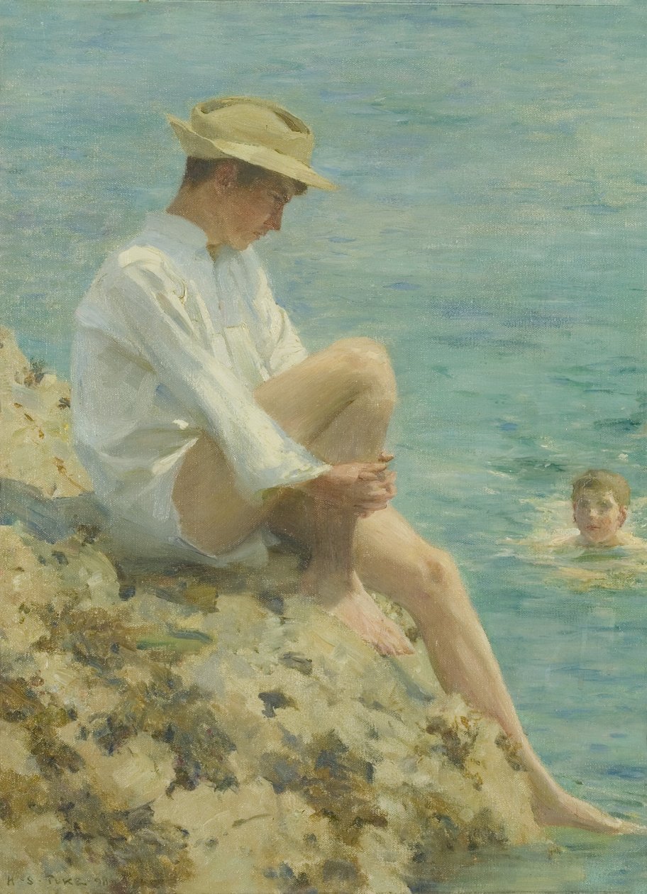 Poikien uiminen tekijältä Henry Scott Tuke