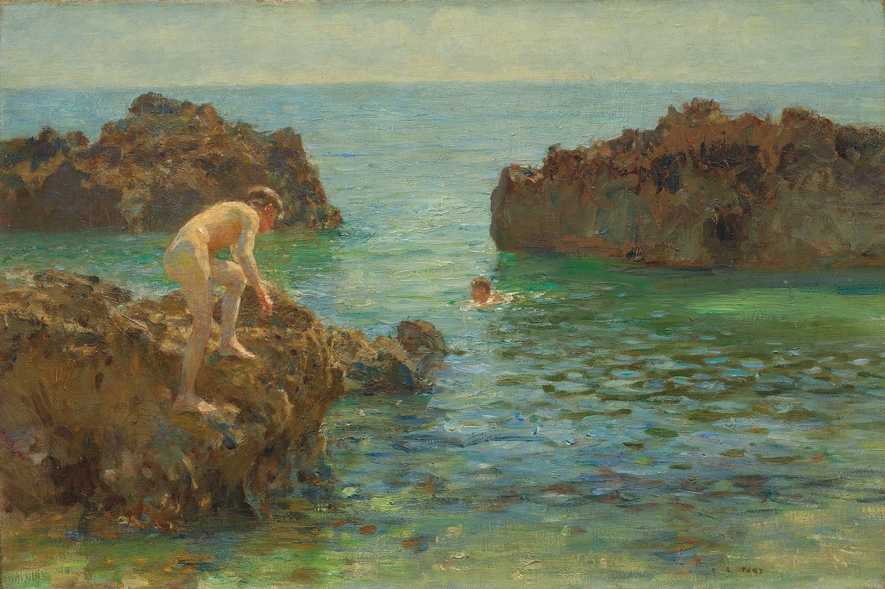 Pojat uimassa tekijältä Henry Scott Tuke