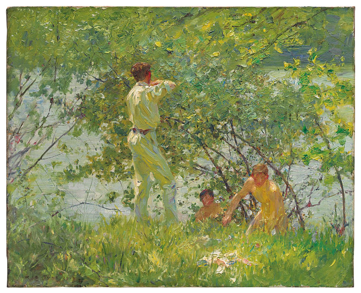 Vehreä kesäkuu 1909 tekijältä Henry Scott Tuke