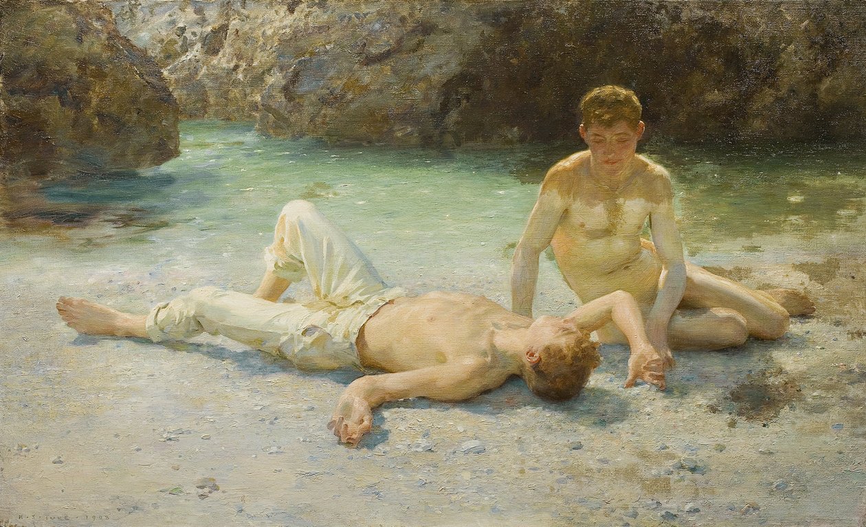 Keskipäivän lämpöä tekijältä Henry Scott Tuke
