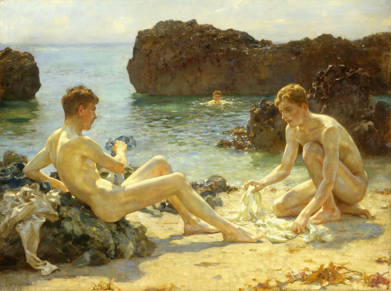 The Sun Bathers, 1927 tekijältä Henry Scott Tuke