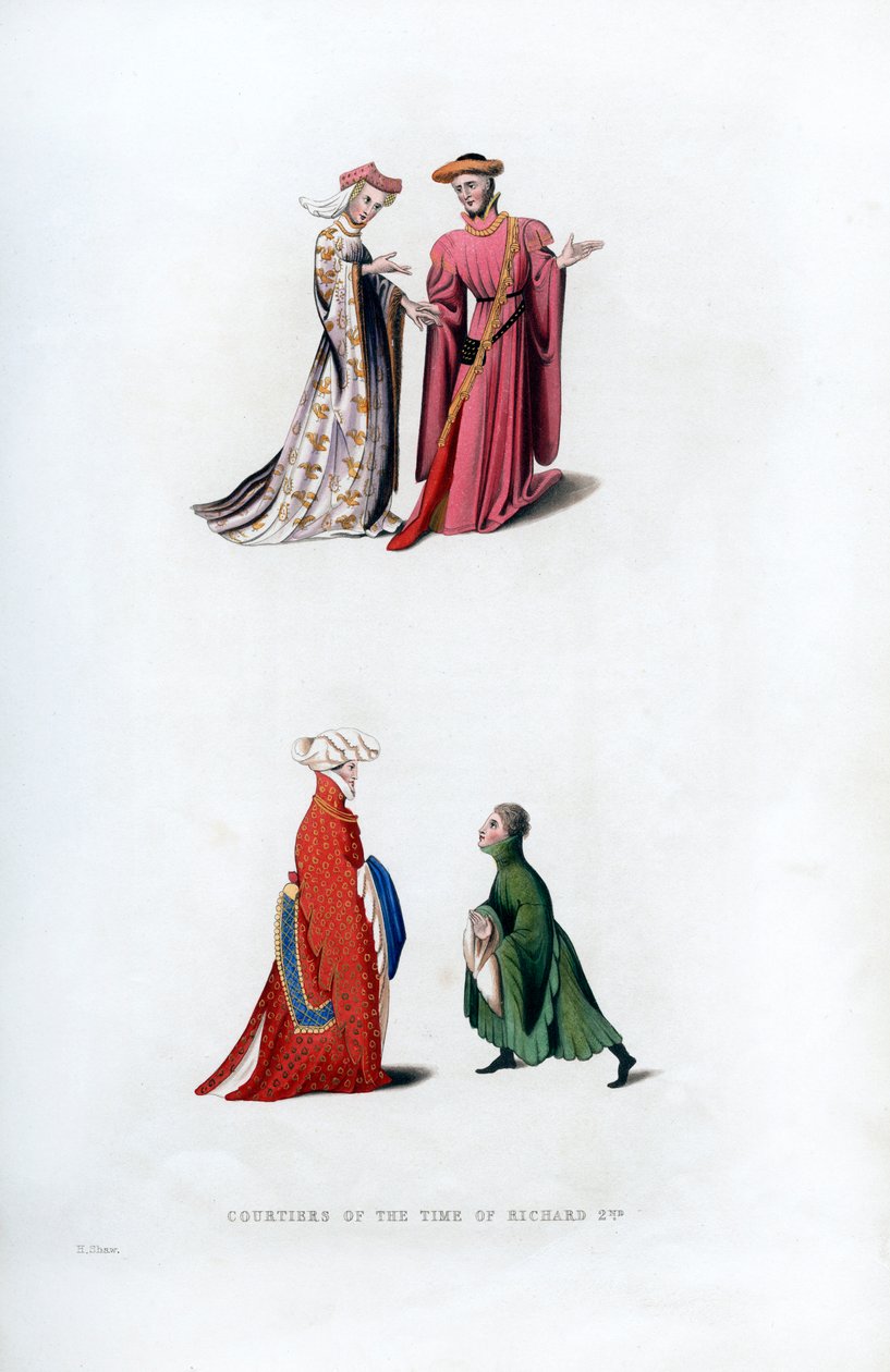 Hovipuku, 1300-luku, 1843. tekijältä Henry Shaw