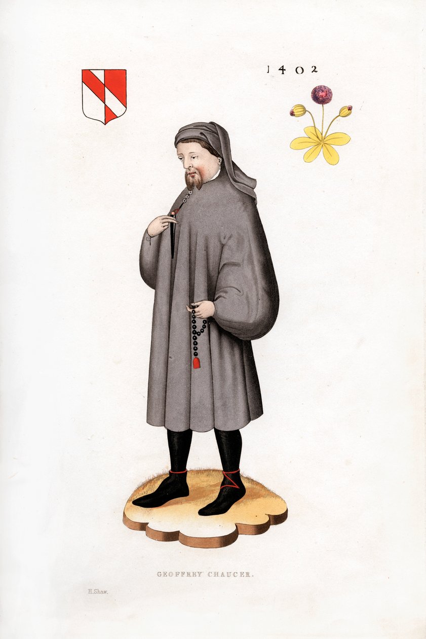 Geoffrey Chaucer, 1402, 1843. tekijältä Henry Shaw
