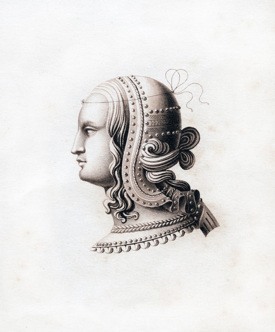 Päähine, 1500-luvun alku, 1843. tekijältä Henry Shaw