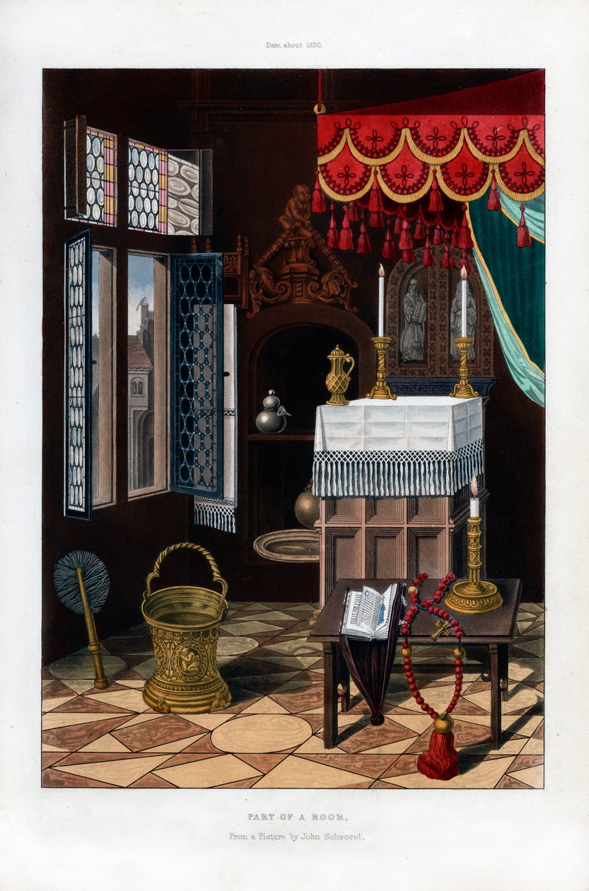 Uskonnolliset välineet, c1520, 1843. tekijältä Henry Shaw