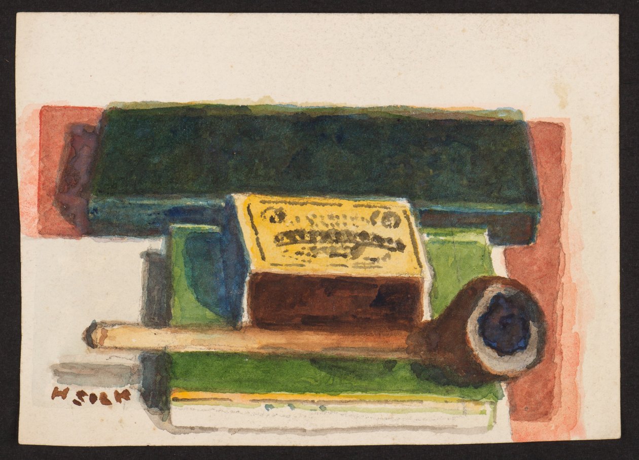Tulitikut ja piippu, n.1930 tekijältä Henry Silk