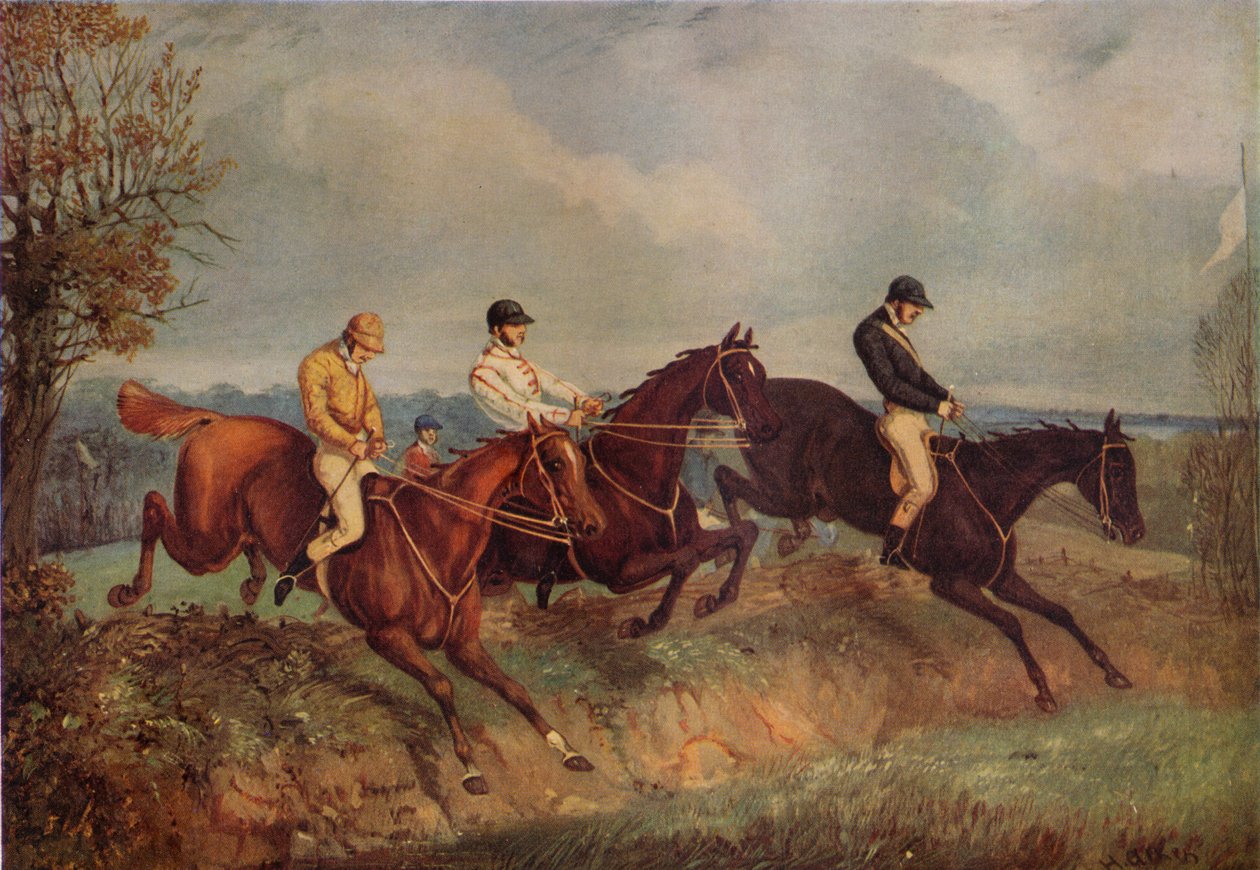 Estejuoksu, c1805-1851, 1924 tekijältä Henry Thomas Alken