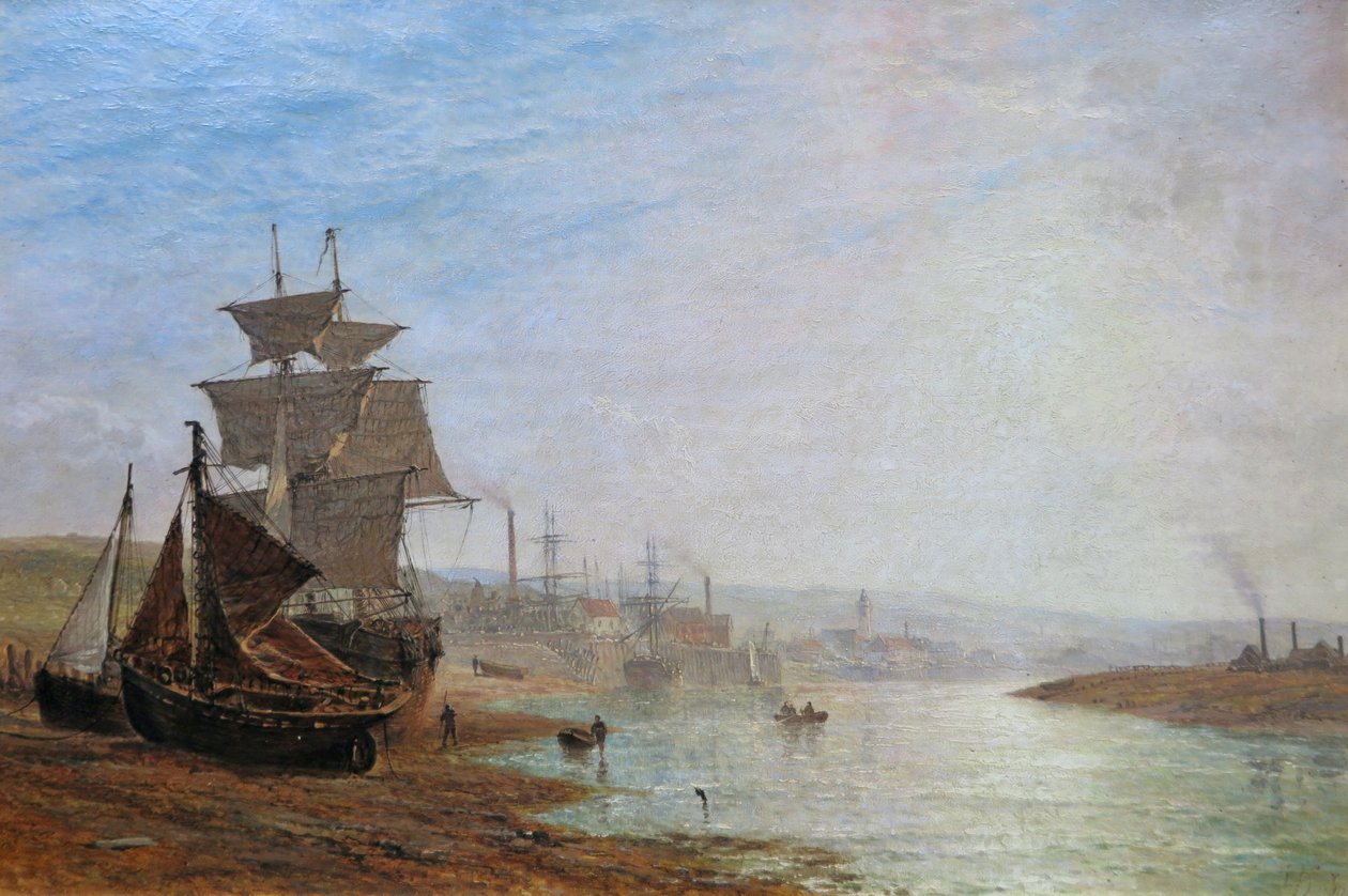 Laskuvesi lähellä Shorehamia, Sussexissa. tekijältä Henry Thomas Dawson