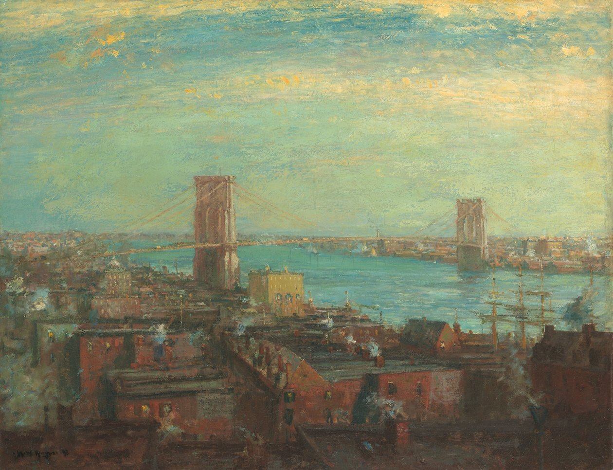 Brooklynin silta tekijältä Henry Ward Ranger