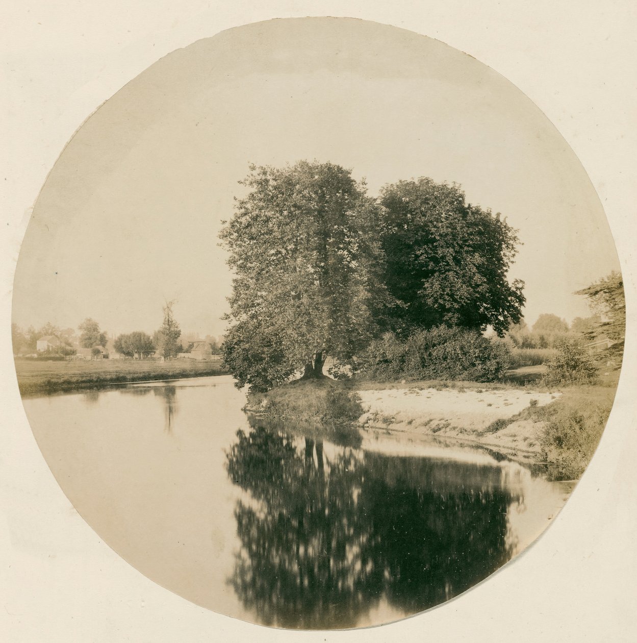 Nimetön [Thames lähellä Weybridgeä], c. 1856. tekijältä Henry White
