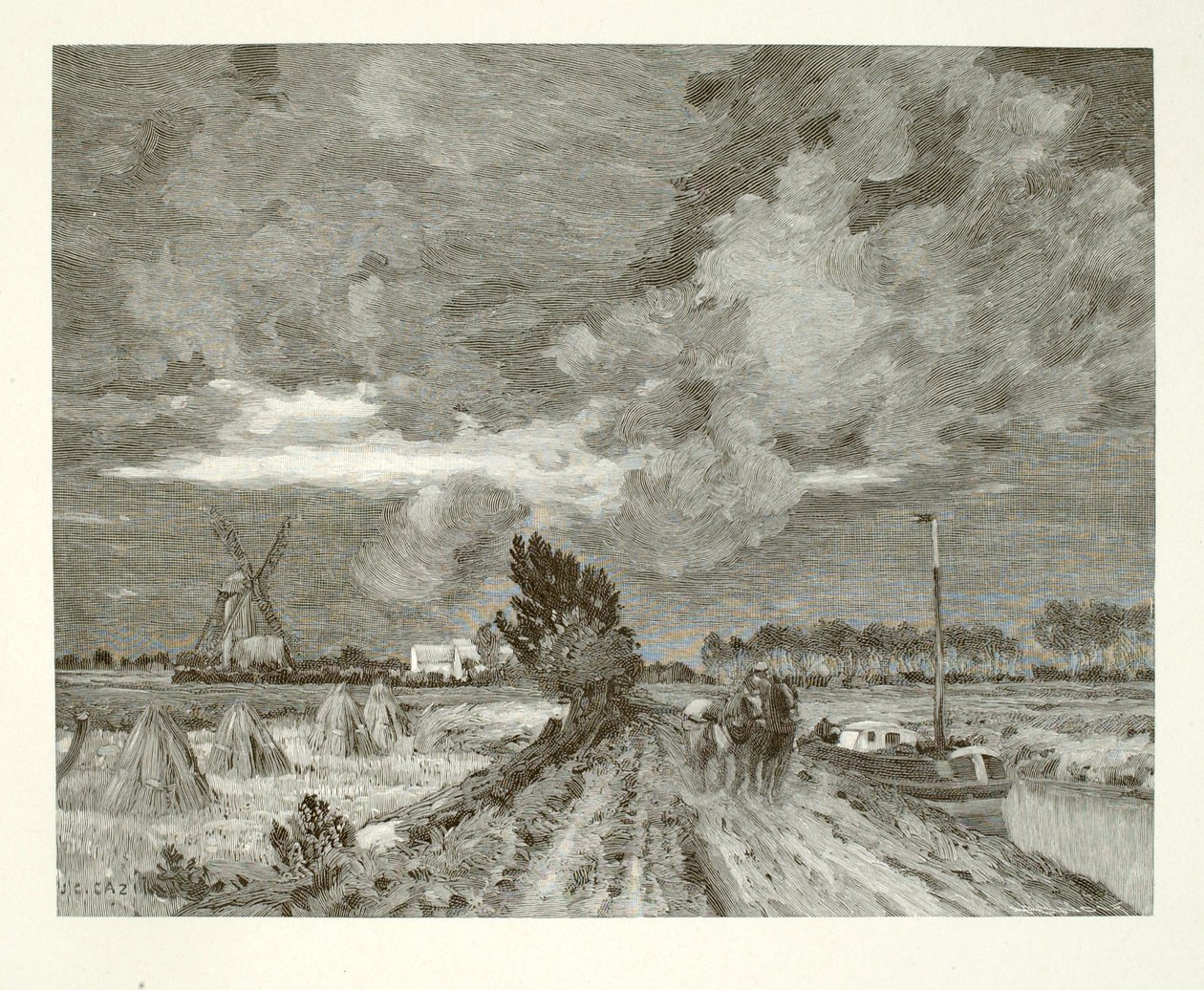 Lähestyvä myrsky (Canal St. Omer) tekijältä Henry Wolf