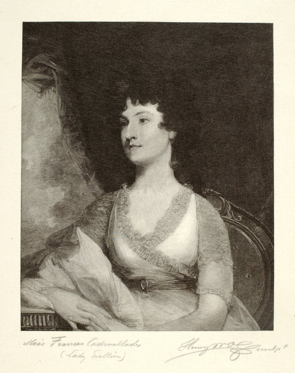 Miss Frances Cadwalader (Lady Erskine) tekijältä Henry Wolf