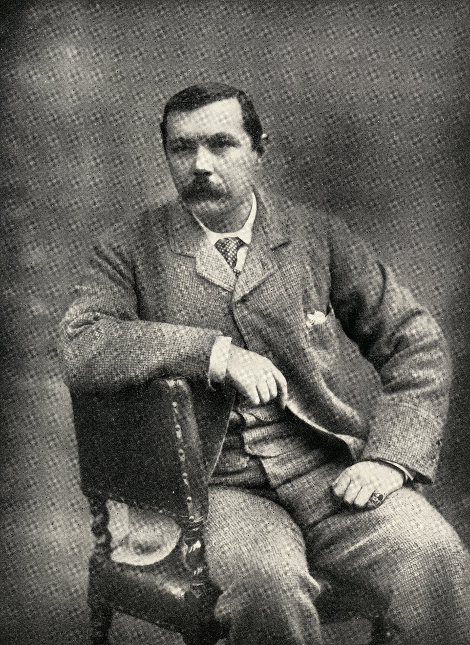 Sir Arthur Conan Doyle (1859-1930) tekijältä Herbert Rose Barraud