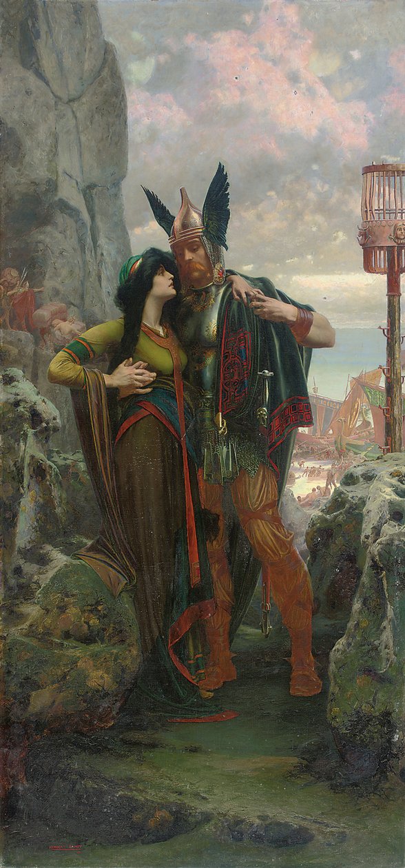 Viikinkien jäähyväiset, 1905 tekijältä Herbert Gandy