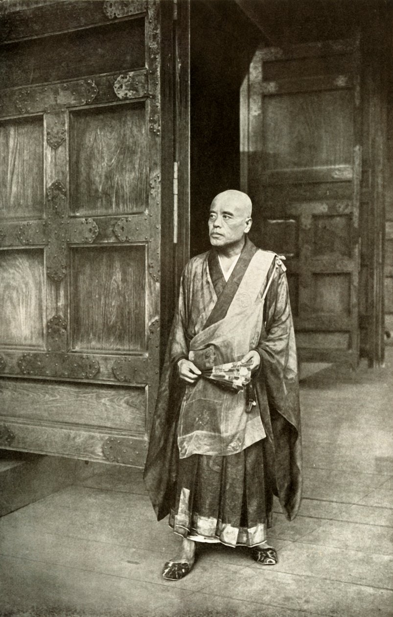 Buddhan pappi, 1910. tekijältä Herbert Ponting