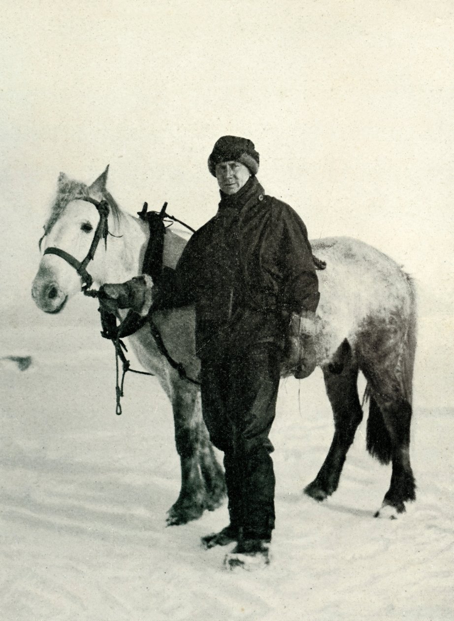 Dr. Wilson ja Pony Nobby, 1911, 1913 tekijältä Herbert Ponting