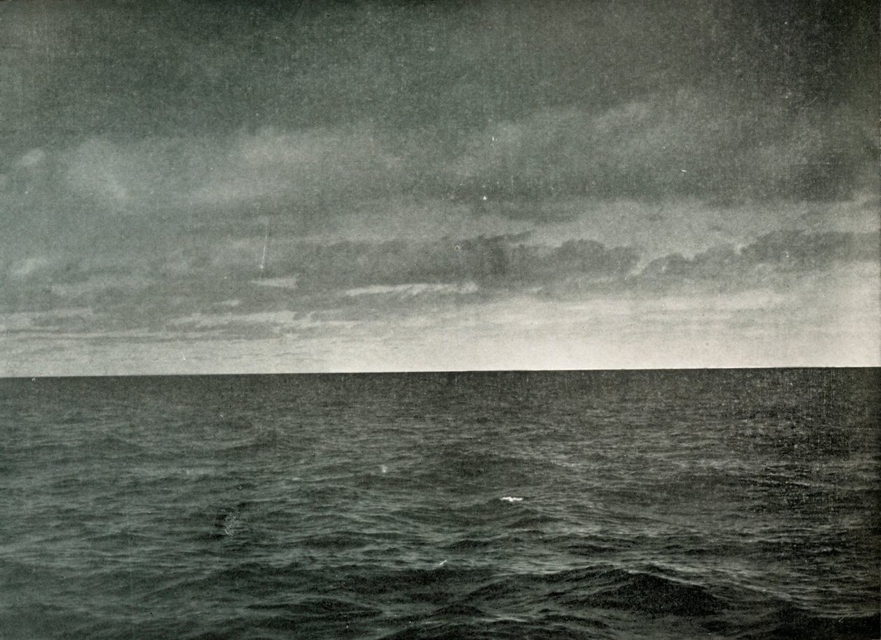 Ice Blink Over the Barrier, c19101913, 1913 tekijältä Herbert Ponting