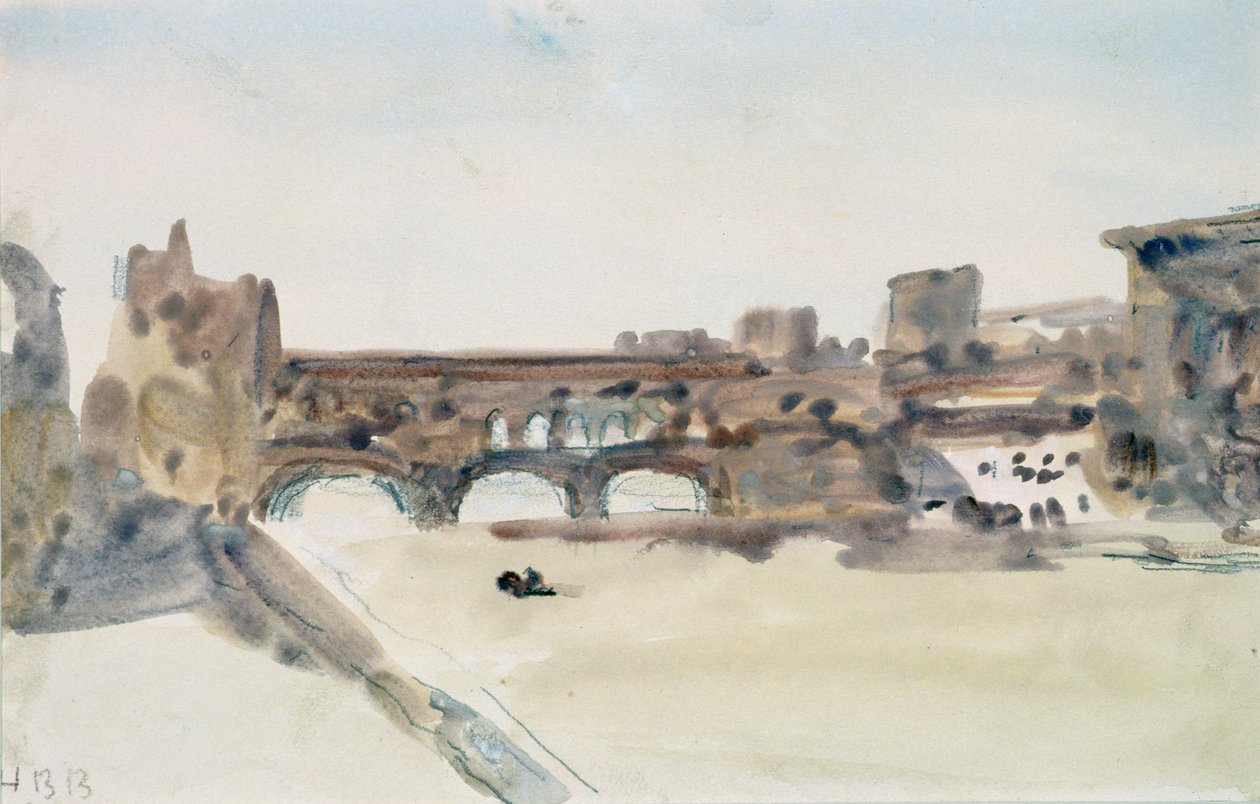 Ponte Vecchio, Firenze tekijältä Hercules Brabazon Brabazon
