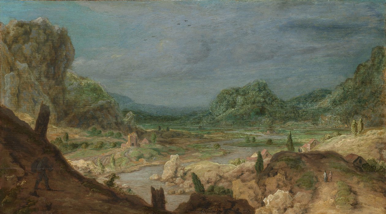 River Valley, noin 1626-30 tekijältä Hercules Segers