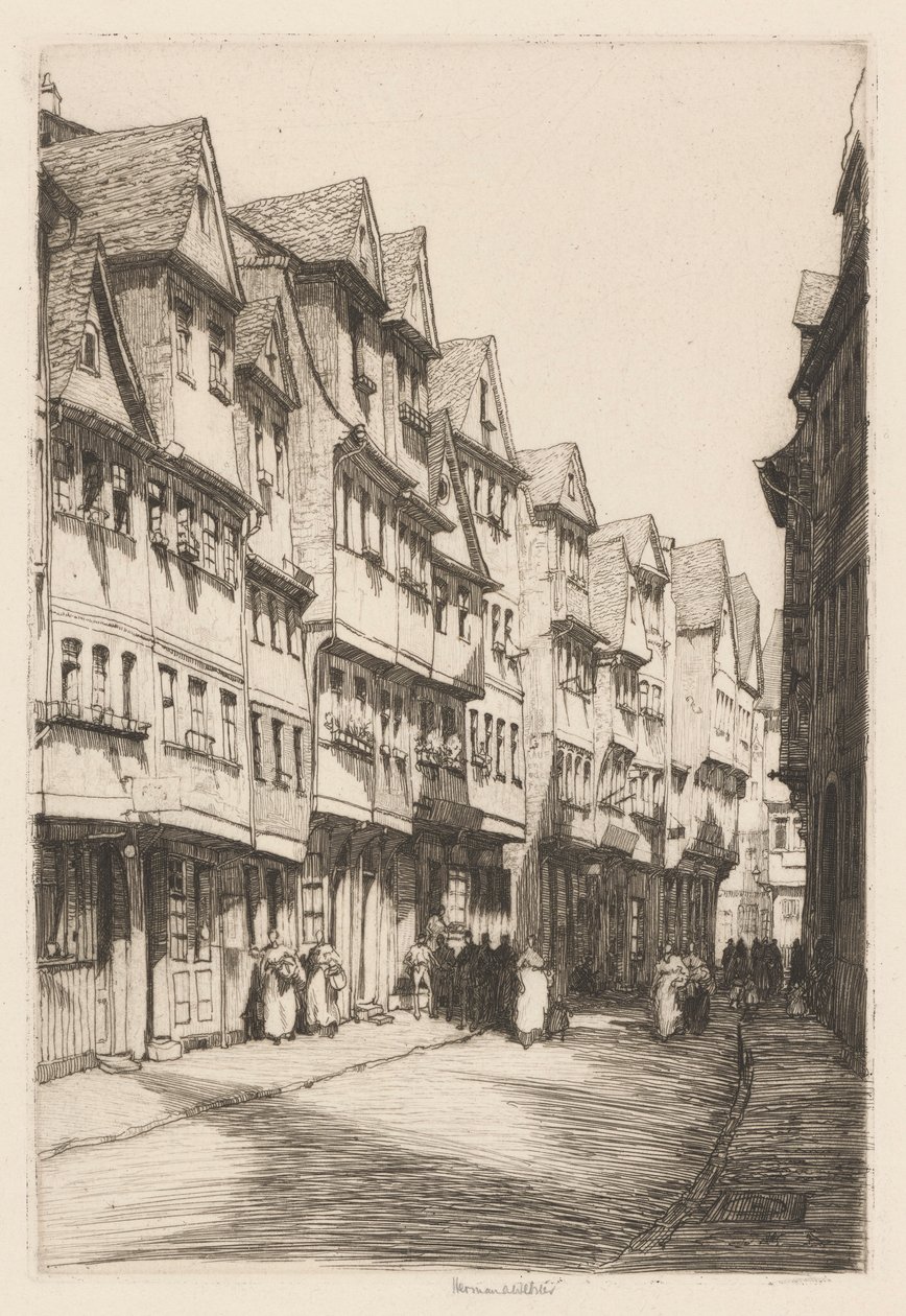 Klostergasse, Frankfurt tekijältä Herman Armour Webster