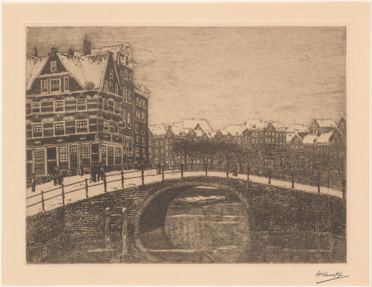 Maukas lukko Amsterdamissa tekijältä Herman Heuff (signed by artist)