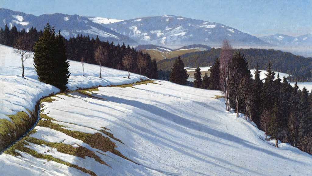 Schwarzwald Im Hintergrund Schauinslandn tekijältä Hermann Dischler