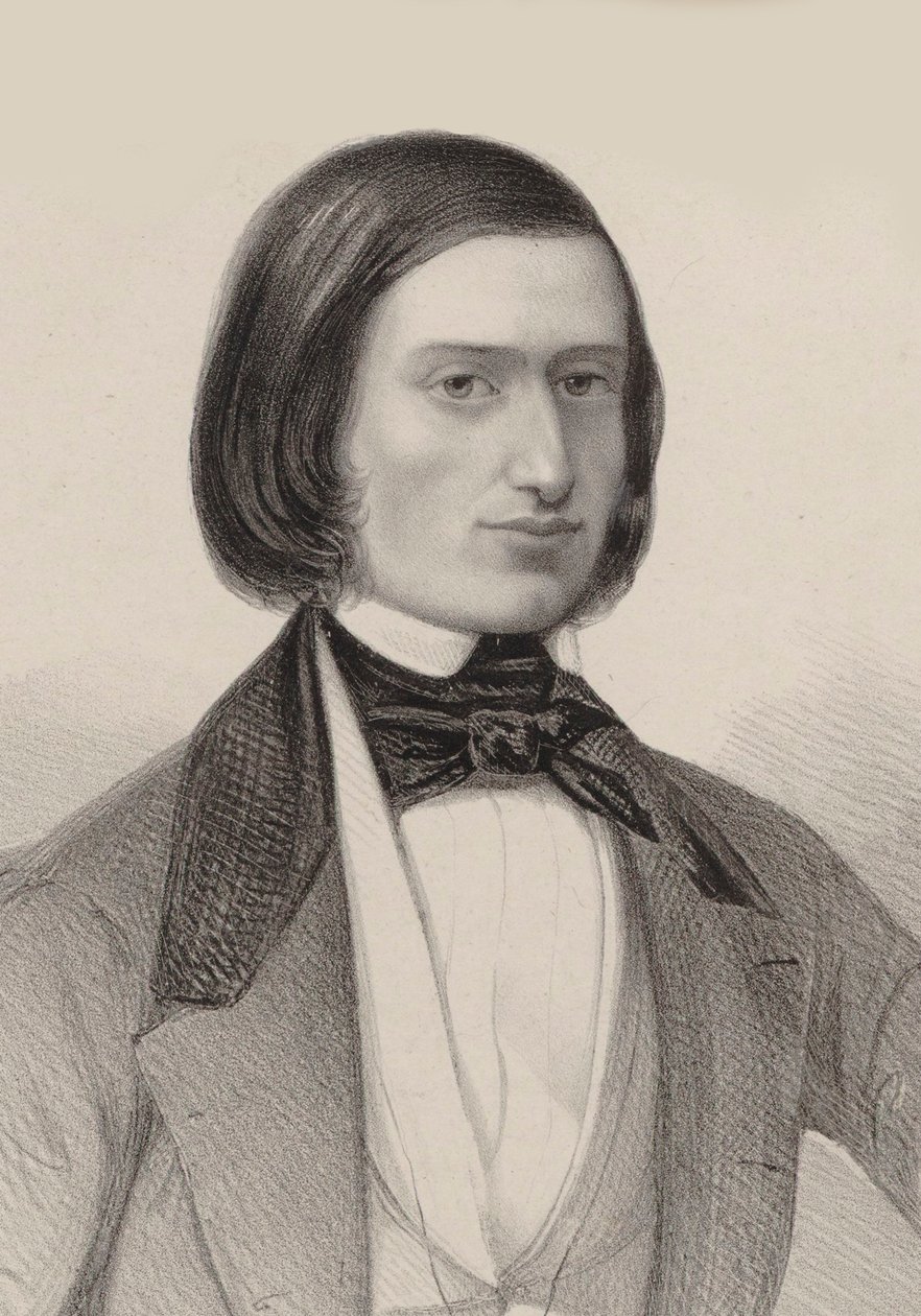 Jacques Offenbachin muotokuva 1819-1880, 1846. tekijältä Hermann Raunheim