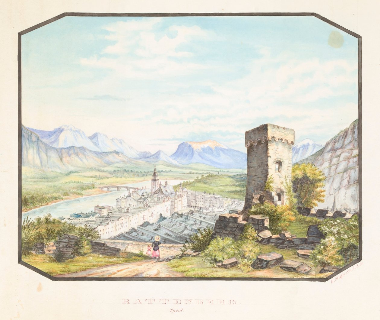 Rattenberg, Tirol tekijältä Hermann Stieffel