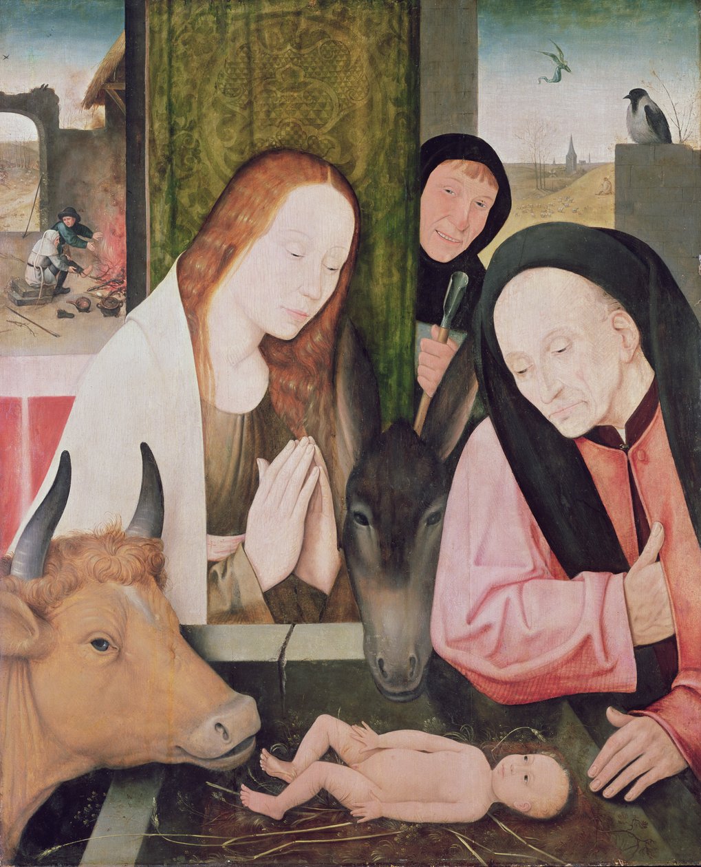 Lapsen palvonta tekijältä Hieronymus Bosch