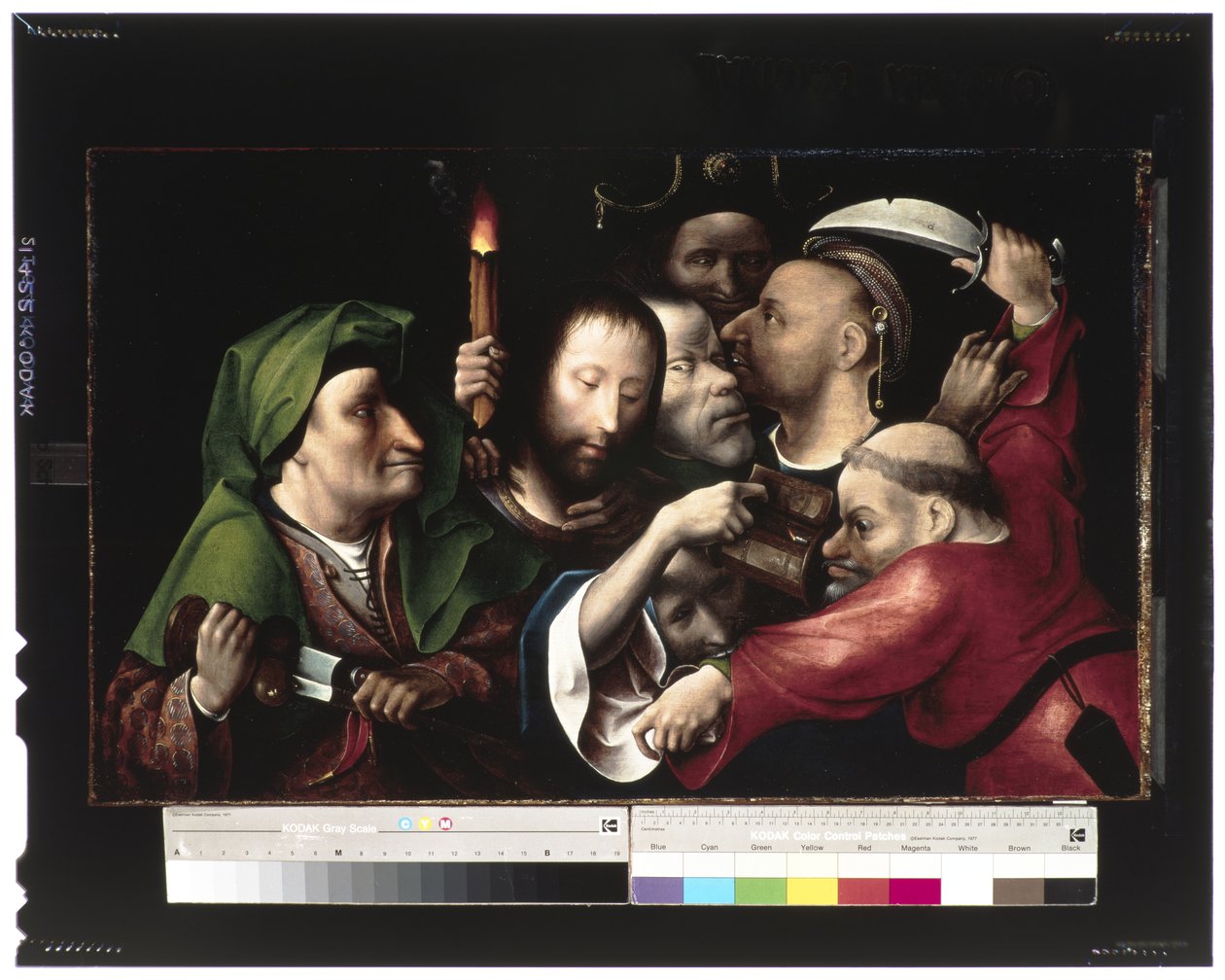Kristuksen pidätys, n. 1515 (öljy ja tempera paneelissa) tekijältä Hieronymus Bosch