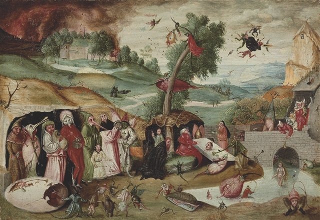 Pyhän Anthonyn kiusaus tekijältä Hieronymus Bosch