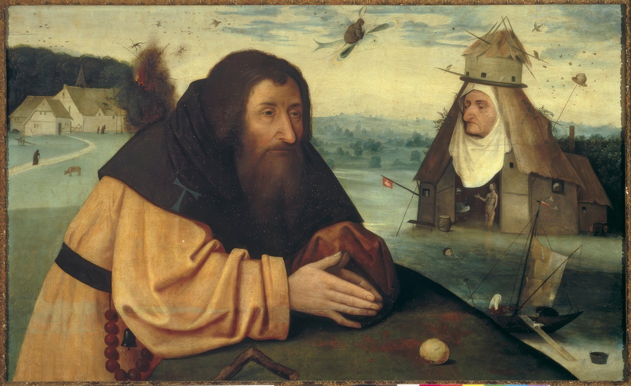 Die Versuchung des Heiligen Antonius tekijältä Hieronymus Bosch