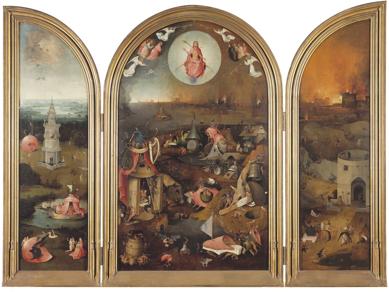 Viimeinen tuomio, noin 1490-1510 tekijältä Hieronymus Bosch