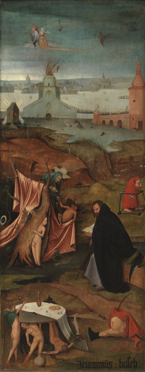 Pyhän Antoniuksen kiusaus tekijältä Hieronymus Bosch