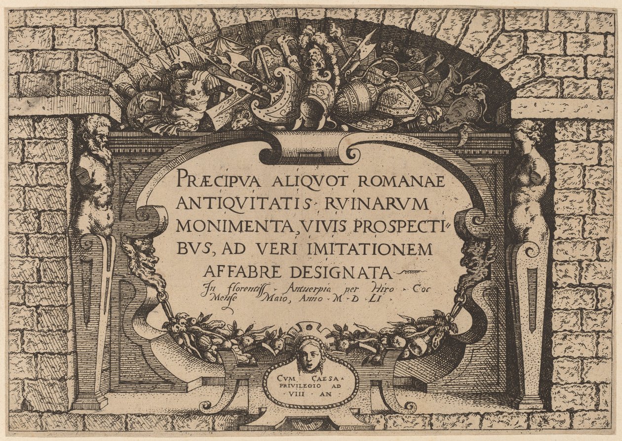 Nimilehti tekijältä Hieronymus Cock
