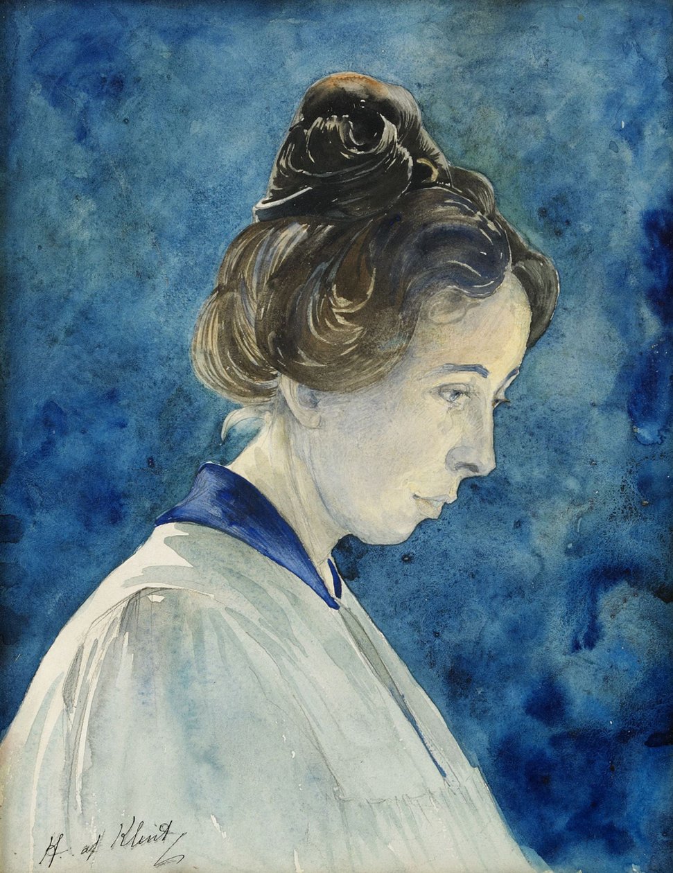 Omakuva, c. 1890. tekijältä Hilma af Klint
