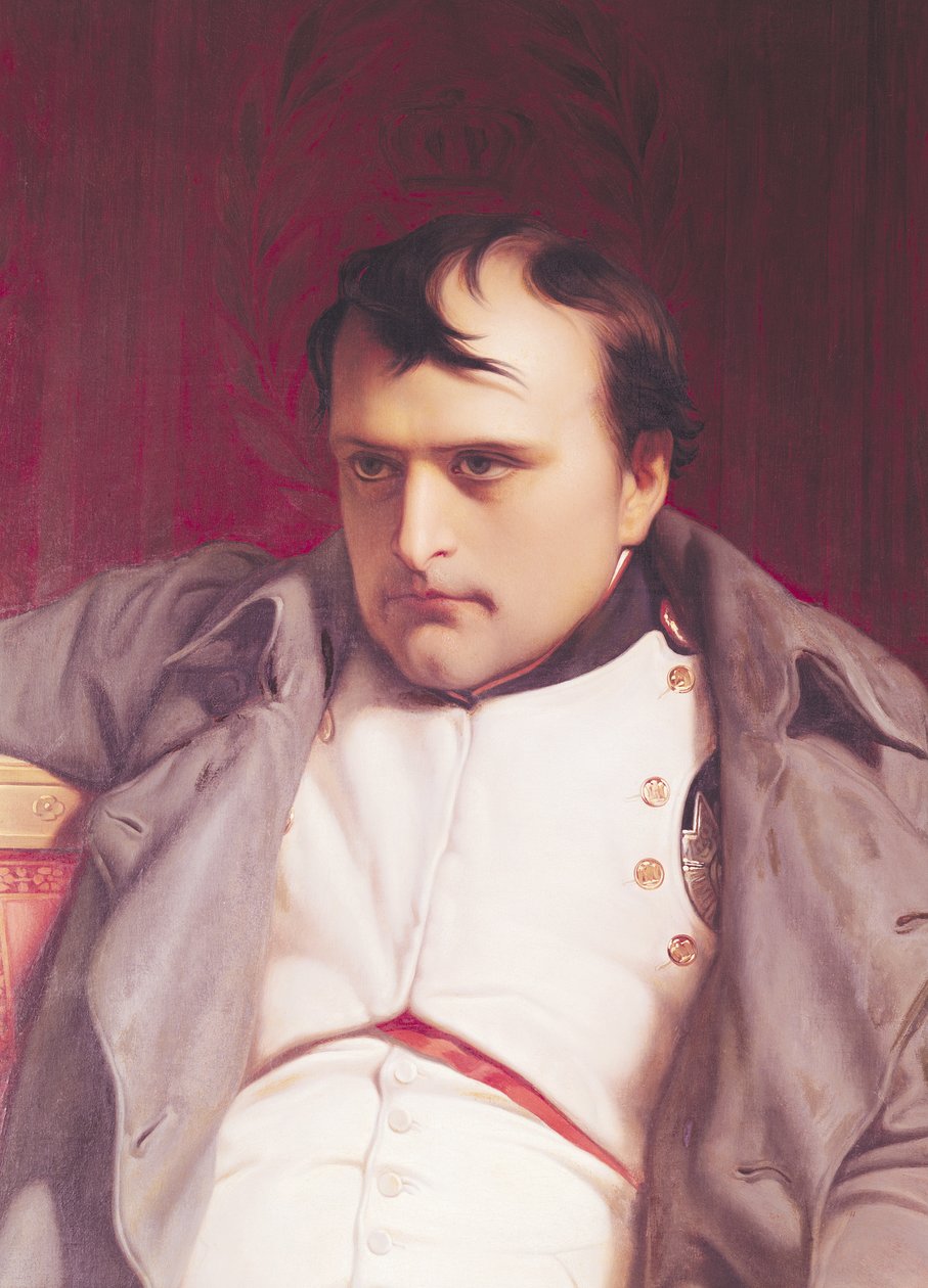 Napoleon (1769-1821) luopumisensa jälkeen (yksityiskohta 157912) tekijältä Hippolyte Delaroche