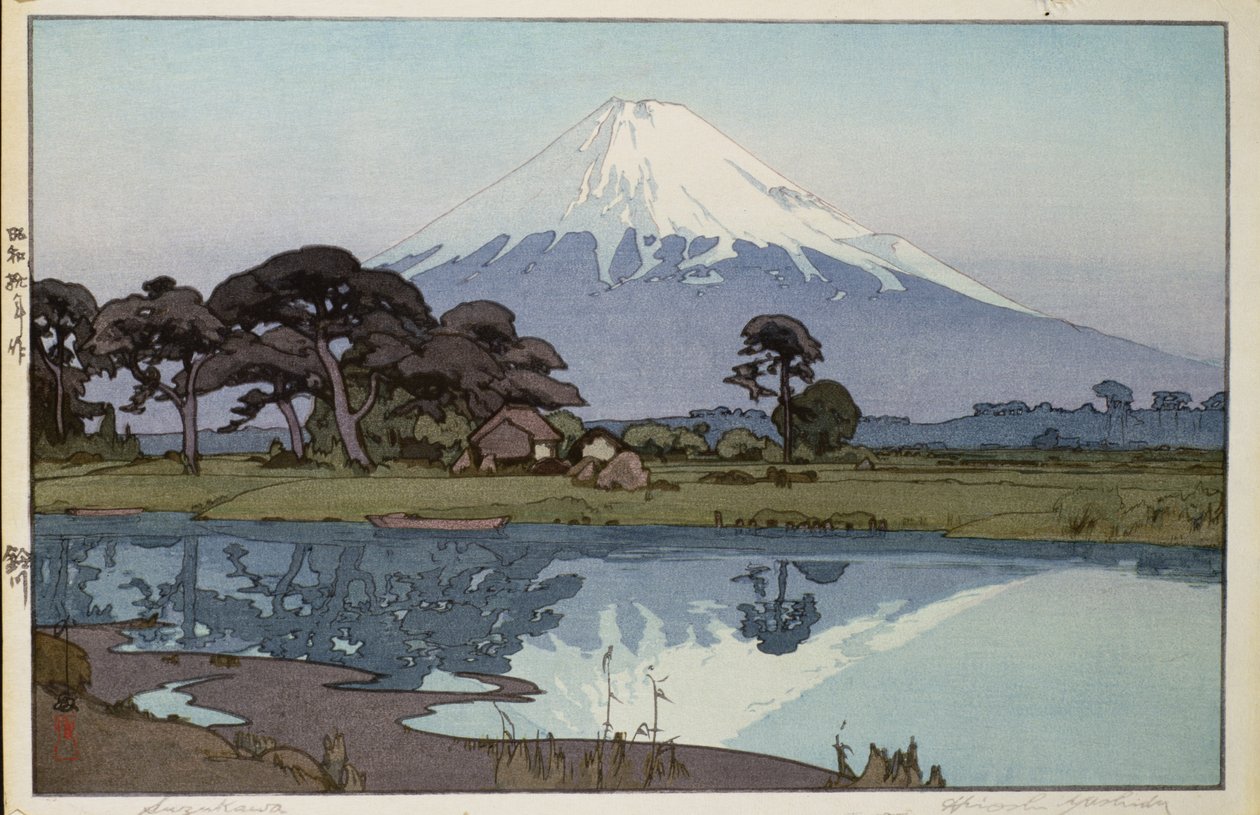 Suzakawan järvi tekijältä Hiroshi Yoshida