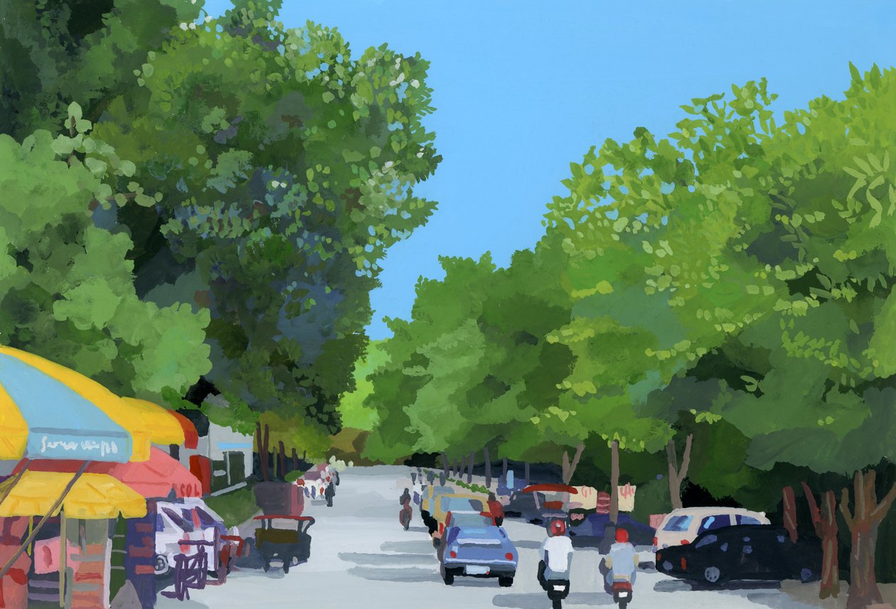 Phnom Penh, Kambodža, tekijältä Hiroyuki Izutsu