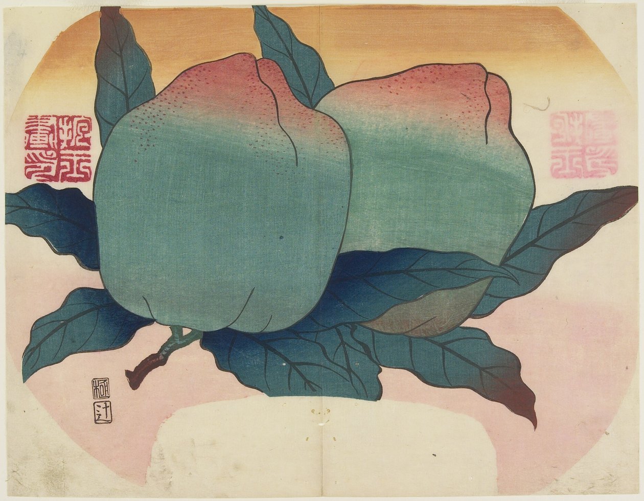 (Fruit on Vine), c. 1830 tekijältä Hogyoku