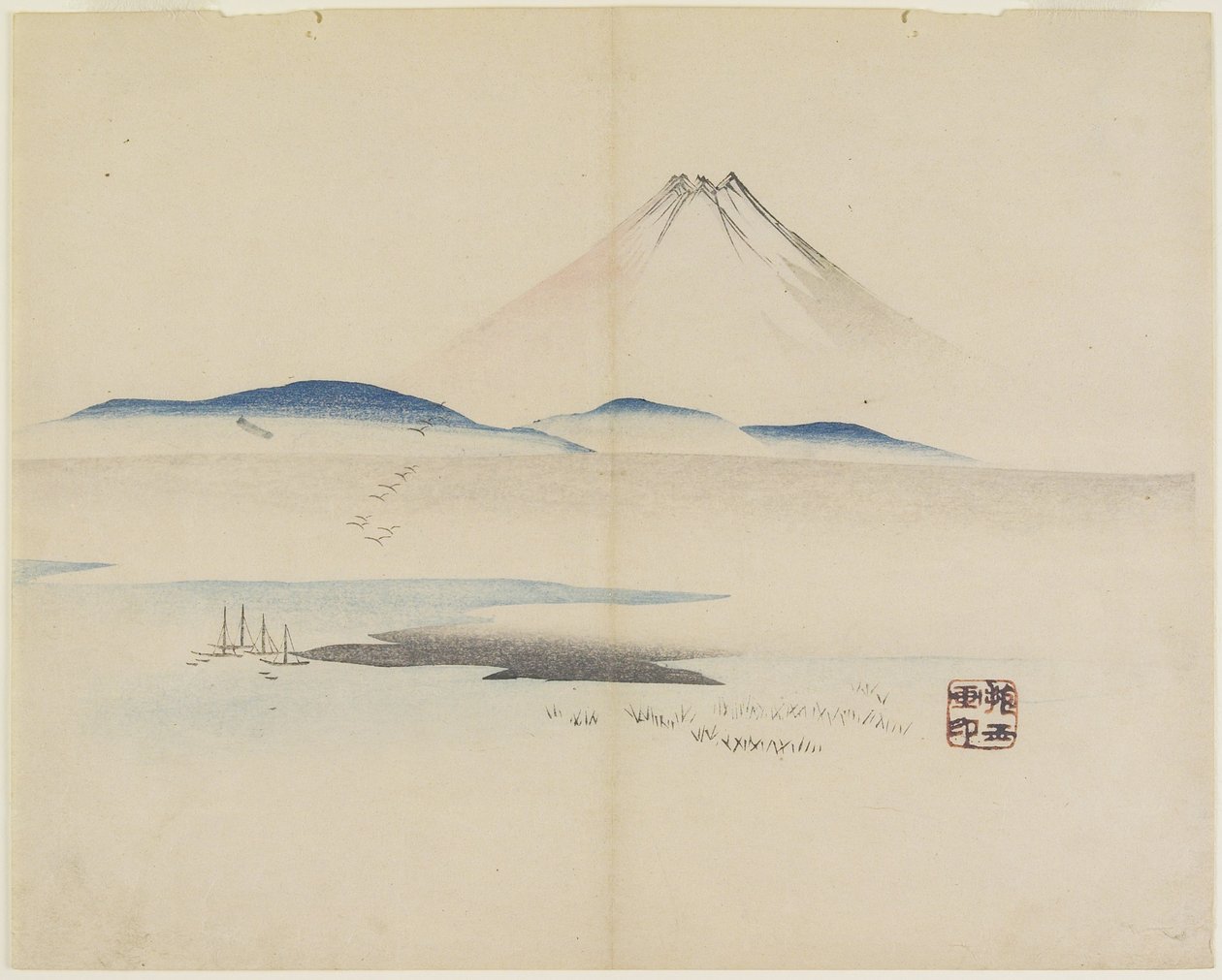 (Fuji-vuori), n. 1830 tekijältä Hogyoku