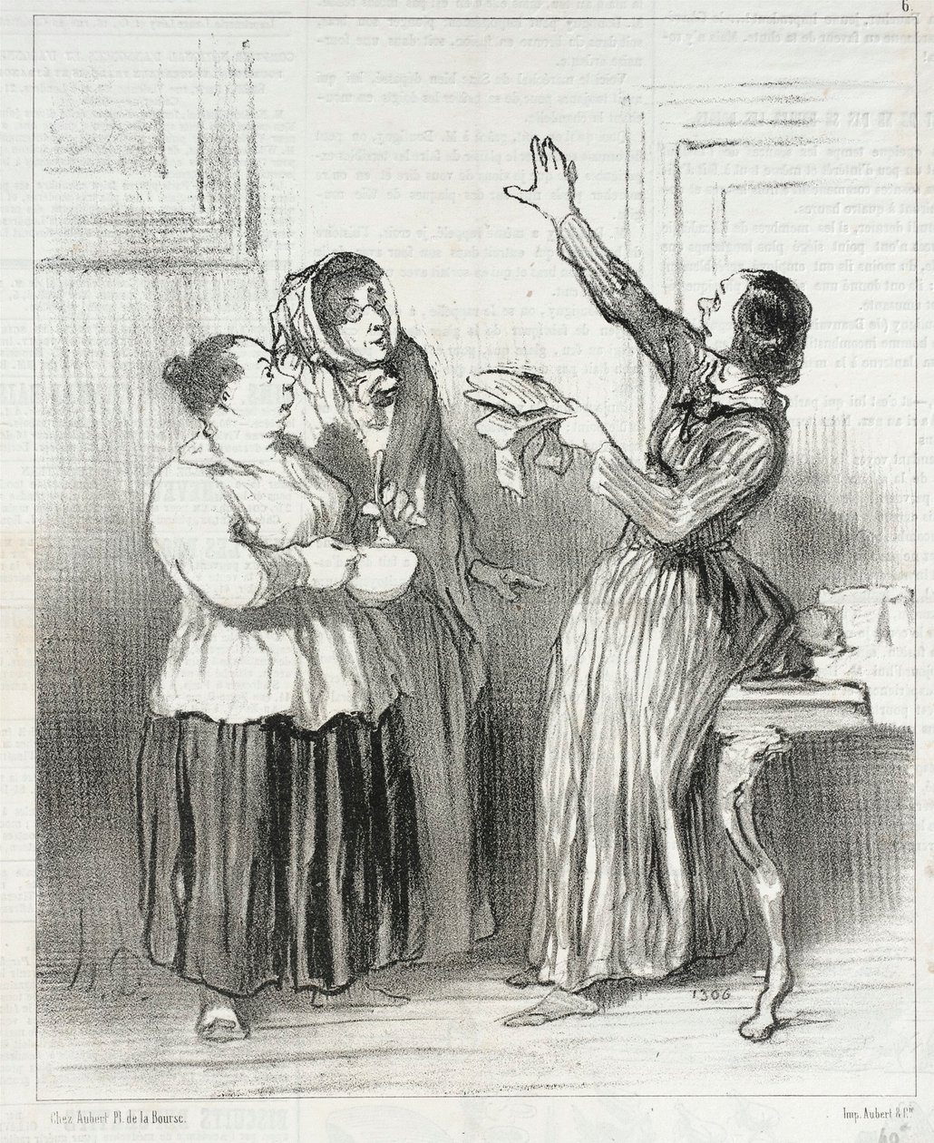 ... quest la femme aujourdhui dans société tekijältä Honoré Daumier