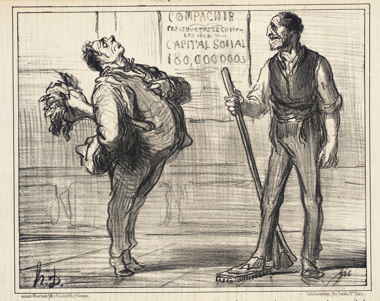 Je ne vois pas pourquoi on no noom nommerait pas aussi tekijältä Honoré Daumier
