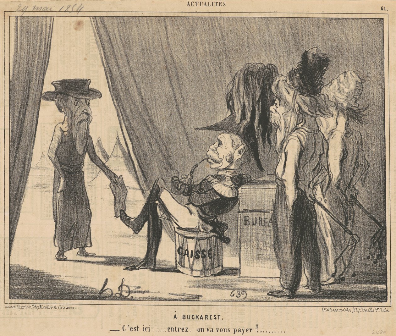 Bukarest tekijältä Honoré Daumier
