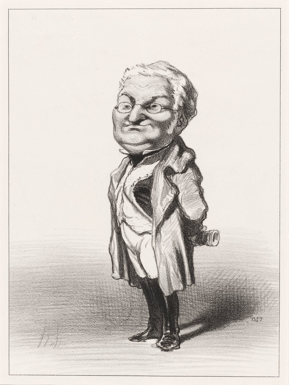 Adolphe Thiers tekijältä Honoré Daumier
