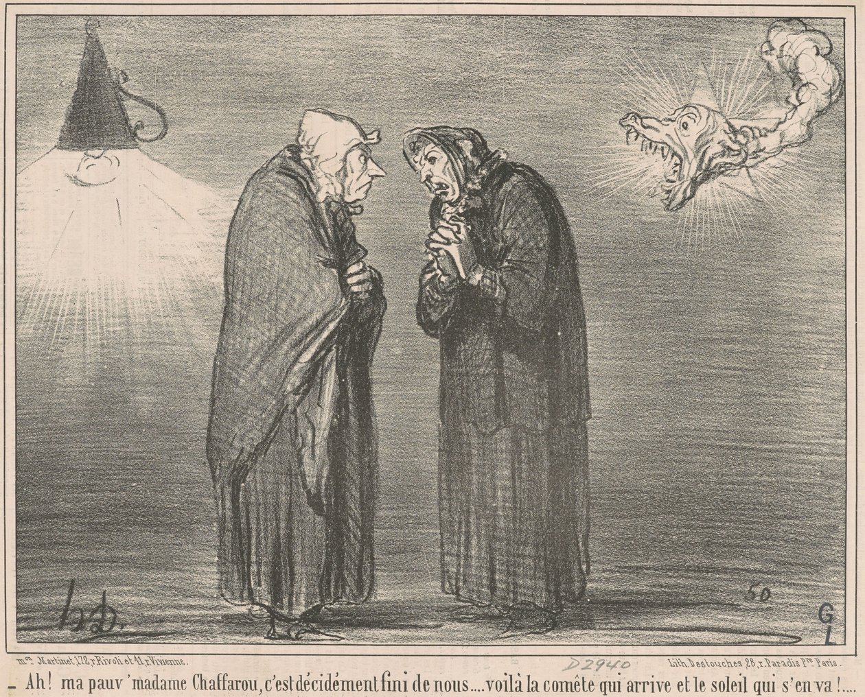 Äh! Mikä on Buffa niin kauan kuin salaus... tekijältä Honoré Daumier
