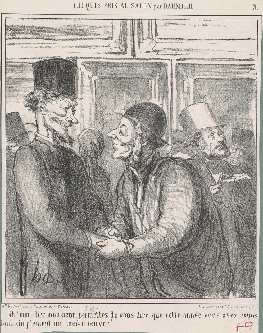 Ah! Rakas herra, salli... tekijältä Honoré Daumier